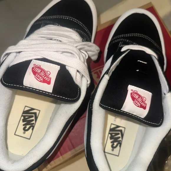 Vans Classic Black and White Sneakers - Picture 4 of 4